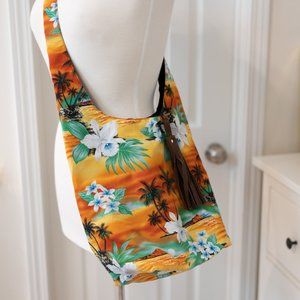 Sunset Boho Tropical Beachy Sling Bag